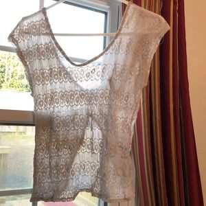 Eyeshadow Floral Lace Top